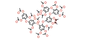 Pseudohexafuhalol C hexadecaacetate